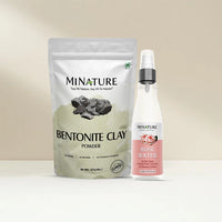 Bentonite Clay Powder (Multani Mitti) & Rose Water Combo