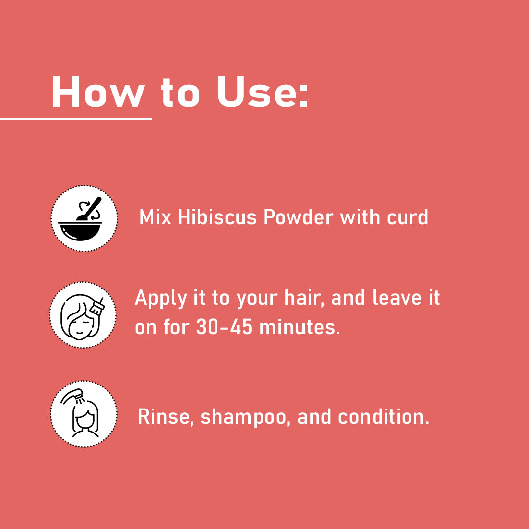 How to use hibiscus powder for hair as a strengthening mask and for skin rejuvenation with its natural properties.