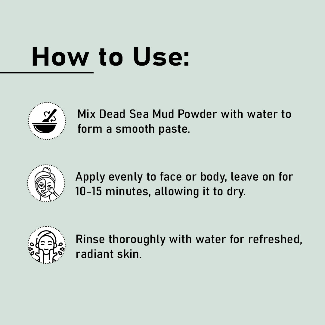 Dead Sea Mud Clay Powder