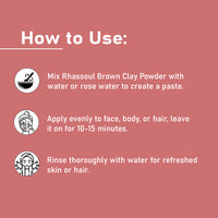 Use MINATURE Rose Clay Powder to detoxify pores and promote hydration.