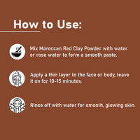 Moroccan Red Clay Powder