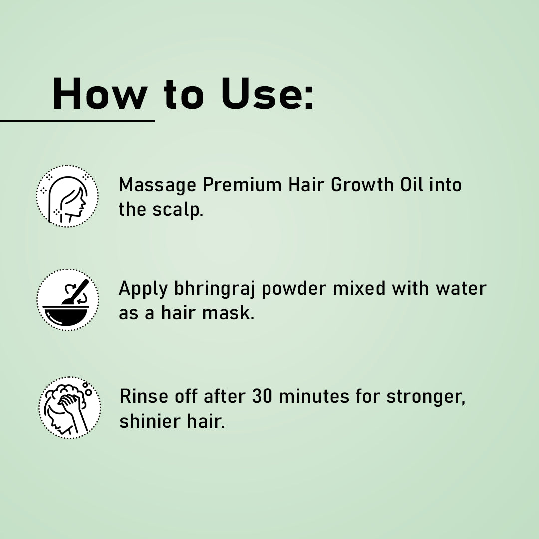 Premium Hair Growth Oil & Bhringraj Combo