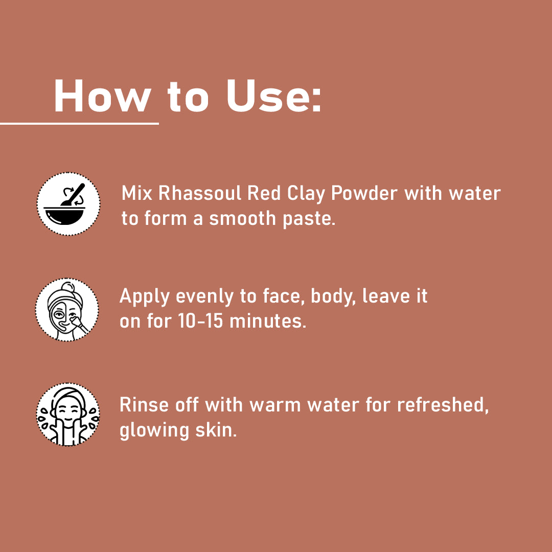 Rhassoul Red Clay Powder