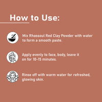 Rhassoul Red Clay Powder