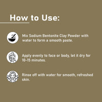 Sodium Bentonite Clay Powder