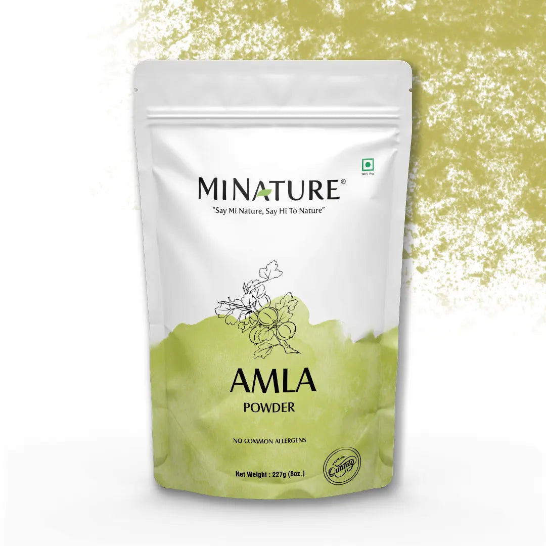 MINATURE Amla Powder, promoting hair growth and prevents premature graying.