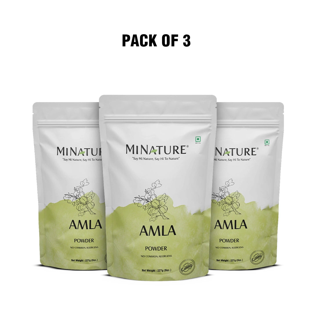 MINATURE Amla Powder for Skin 227g(Pack of 3)