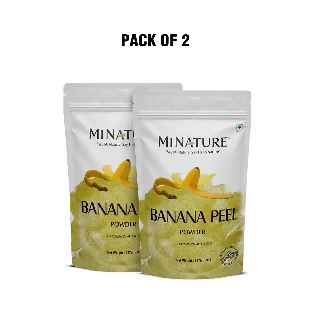 MINATURE Banana Peel Powder for Skin 227g(Pack of 2)