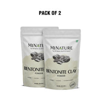 MINATURE Bentonite Clay (Multani Mitti) Powder for Skin 227g(Pack of 2)