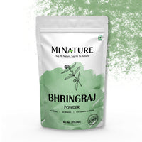 MINATURE Bhringraj (Eclipta Alba) powder to improve hair texture and add natural shine.