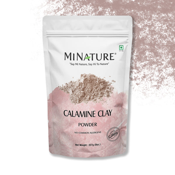 MINATURE Calamine Clay, a natural solution to calm irritated and inflamed skin.