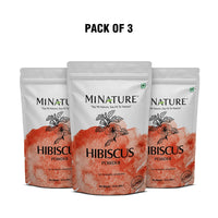 MINATURE Hibiscus Powder for Hair and Skin 227g (Pack of 3)