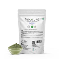 MINATURE indigo powder for hair, providing natural color and promoting healthy hair for all hair types.