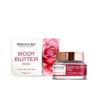 Rose Body Butter for dry skin by MINATURE , providing intense moisture.