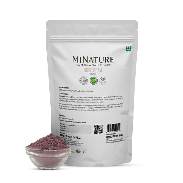 MINATURE Rose Petal Powder in pack of 227g. 