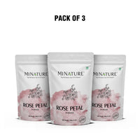 MINATURE Rose Petal Powder for Skin 227g(Pack of 3)