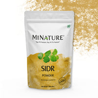 MINATURE Sidr Powder with high-quality, pure Sidr leaf powder for hair care.