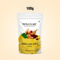 MINATURE Ubtan Face Pack Powder in pack of 100g. 