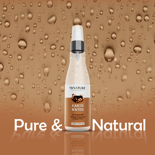 Pure & Natural Earth Water Mist, rich in minerals for skin nourishment.