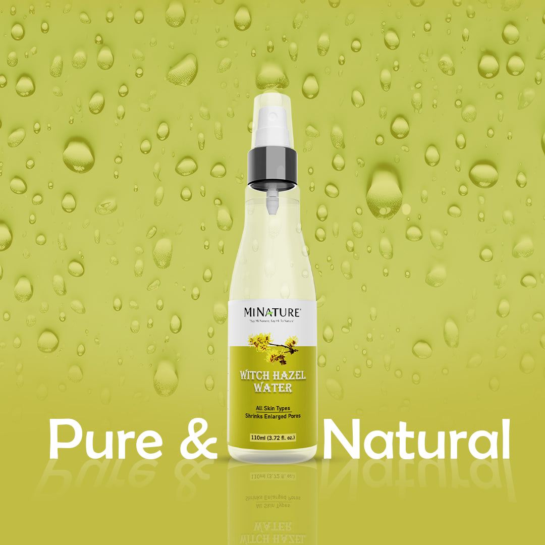 MINATURE Witch Hazel Water - Pure & Natural, perfect for skin toning and care.