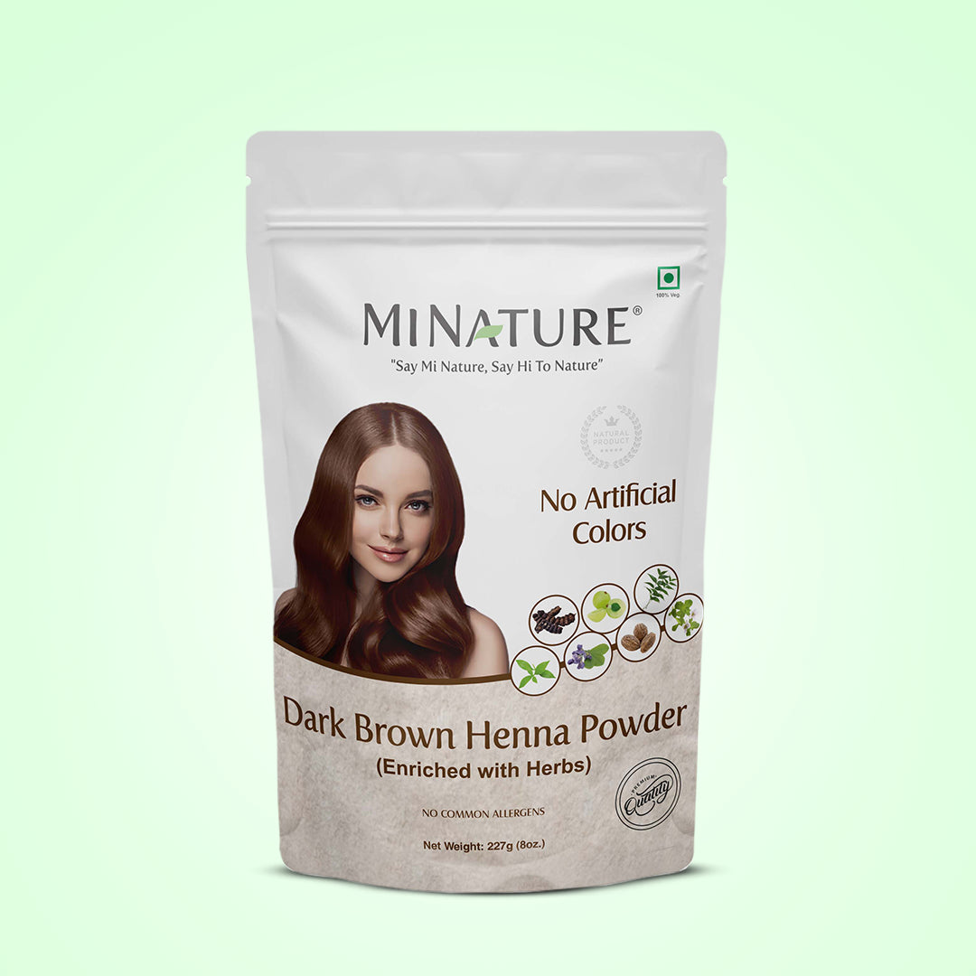 Dark Brown Henna Powder (Enriched with Herbs)