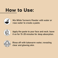 White Turmeric Powder